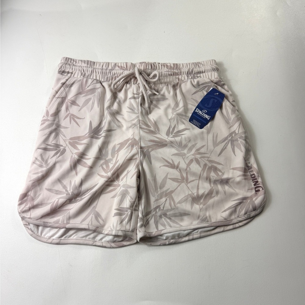 Spalding Mens Lilacash Bamboo Mesh Athletic Shorts RLG0003 Purple Size M NWT